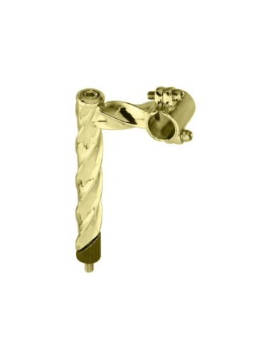 All Twisted Lowrider Stem 22.2mm Gold.